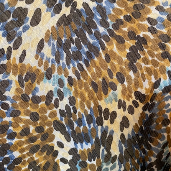 BCX Women's Brown Sleeveless Blouse, Back Tie, V Neck - Picture 6 of 16